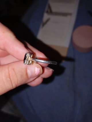 ( NUEVO ) Anillo Tous Oso Onix Perla Ajustable