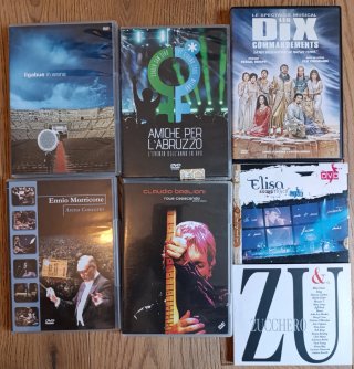 DVD di 18 Concerti Live Internazionali e Italiani