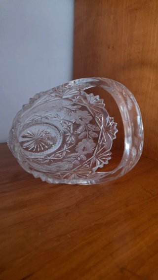 Cesta de cristal de Bohemia 23% plomo- IRENA
