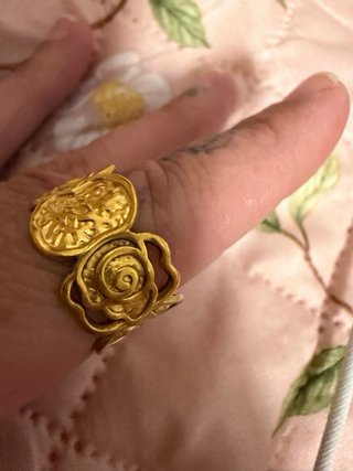 Anillo Rosa Acero Ajustable