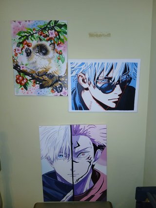 Cuadro Jujutsu Kaisen Hecho a Mano