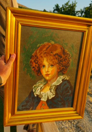Tapiz Petit Point Vintage