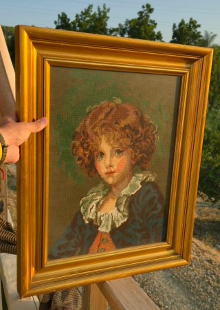 Tapiz Petit Point Vintage