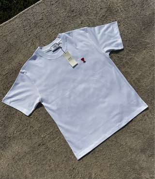 T-Shirt Ami Paris Branca Nova