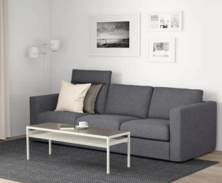 Sofá Ikea vimle 3 plazas gris