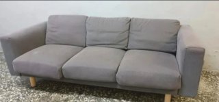 Sofá Ikea vimle 3 plazas gris