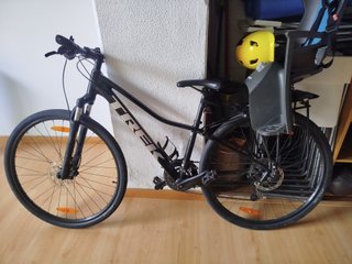 Bicicleta Trek con portabultos