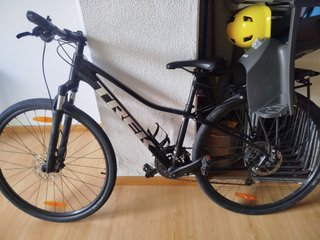Bicicleta Trek con portabultos