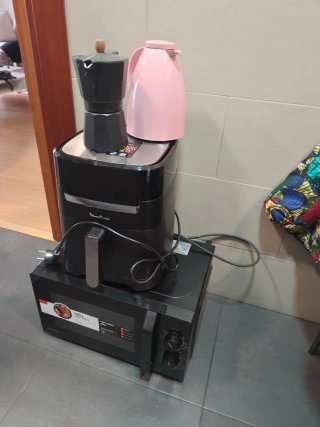 Microondas, Freidora de Aire y Cafetera Italiana