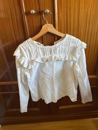 Blusa Renatta&go Volantes Blanca
