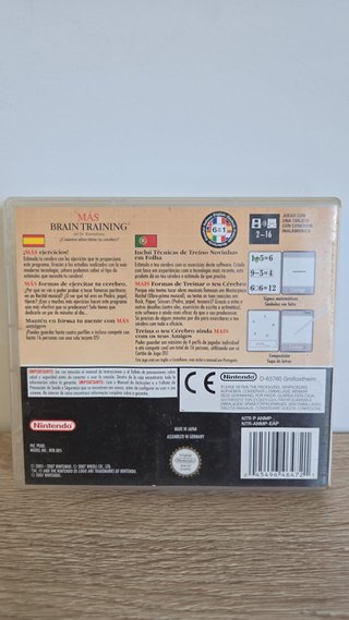 USADO 2VECES! Juego Más Brain Training Nintendo DS
