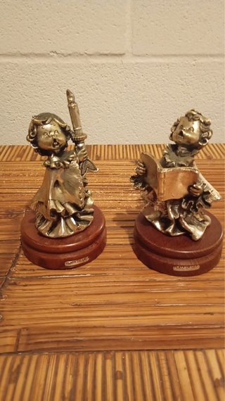Figuras Niños Cantores Plata de Ley