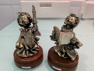 Figuras Niños Cantores Plata de Ley