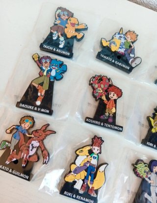 Figuras de goma Digimon Bandai originales