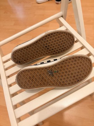 Zapatillas Vans Cuadros Blanco y Negro