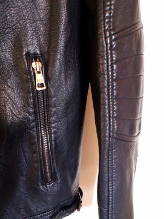 Giubbotto ecopelle uomo Rifle nero