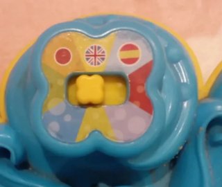 Pulpo interactivo azul