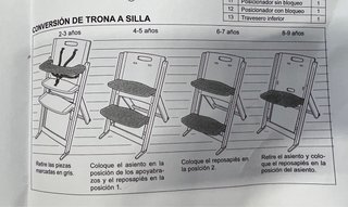 Trona evolutiva Advance Cotinfant madera