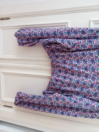 Blusa Zara Estampada Manga Larga Talla XS