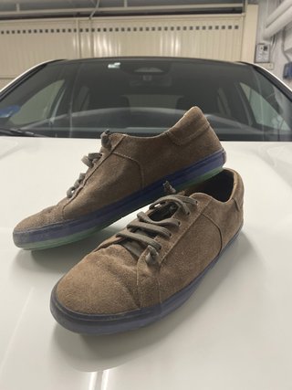Bambas Camper Marrones y Azules