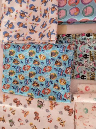 Lote de telas infantiles