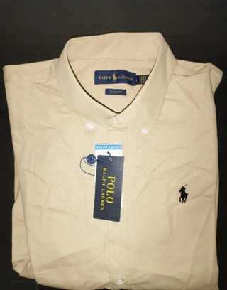 Camicia Polo Ralph Lauren Beige Taglia L