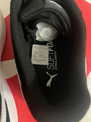 Scarpe Puma 37.5 nere e bianche