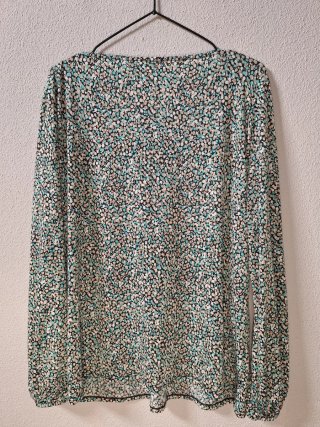 Blusa estampada multicolor