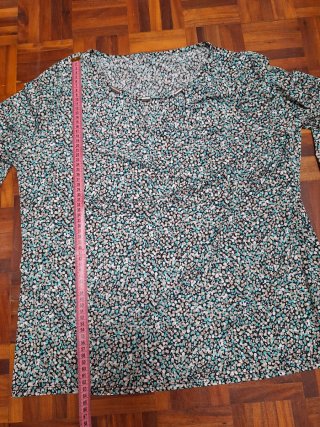 Blusa estampada multicolor