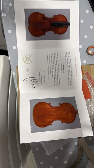 Violín Rafaello Bozzi 1930 con certificado Rampal