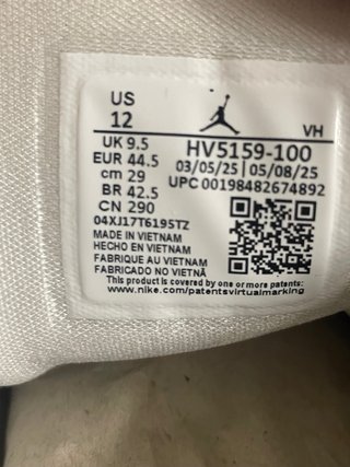 Jordan 44.5 Oro Bianco