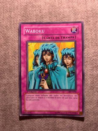 Carta Yu-Gi-Oh! Waboku BIY-S040 TRAMPA
