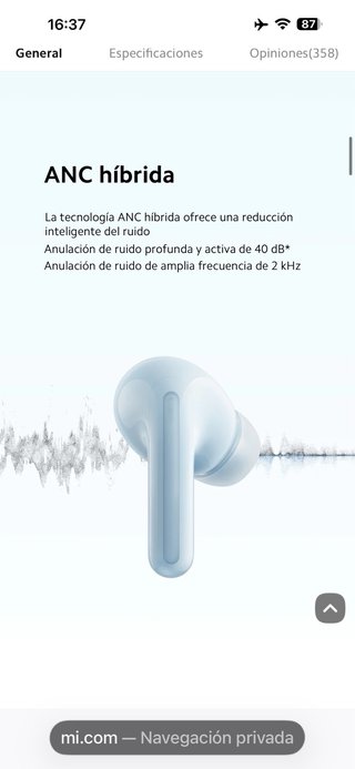 Xiaomi Redmi Buds 6 Lite Blancos