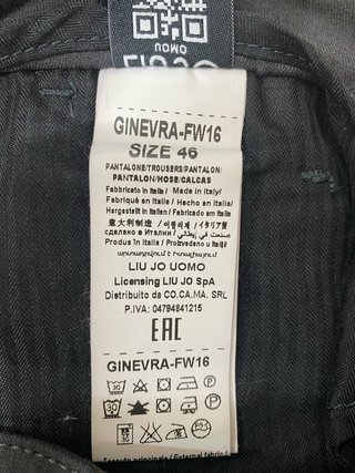 Pantalone uomo Liu Jo grigio taglia IT 46