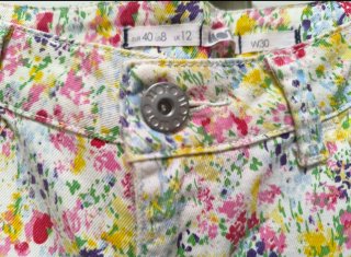 Shorts vaqueros florales marca Topshop