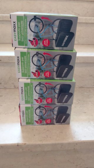 Supporto bici universale EASYMAXX (4 pezzi)