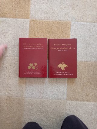 Lote 2 libros Clásicos de la Literatura Española