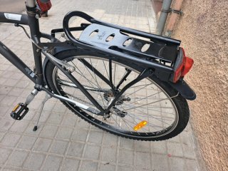 Bicicleta Paseo 28" Btwin Negra