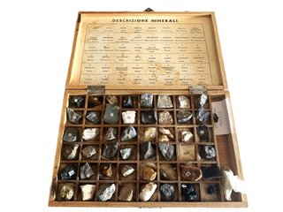 Kit Rocce e Minerali Vintage - Didattico