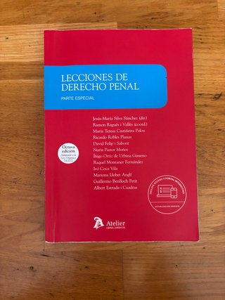 Lecciones de Derecho Penal Parte Especial