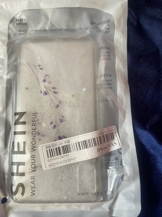 Cover iPhone X/XS con fiori secchi