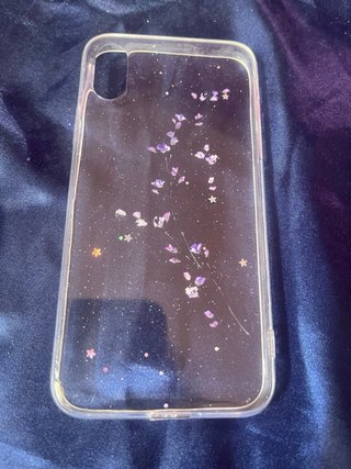 Cover iPhone X/XS con fiori secchi