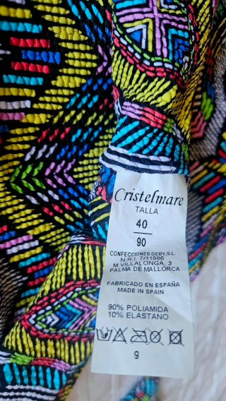 Bikini estampado multicolor