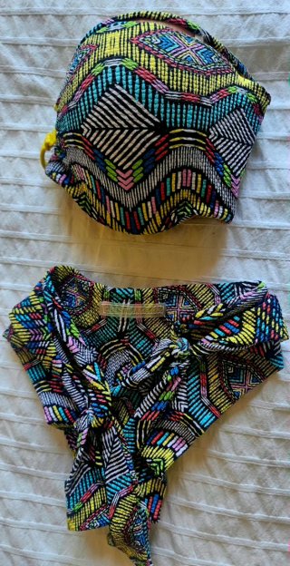 Bikini estampado multicolor