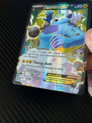 Carta Pokémon Thundurus EX 98/108
