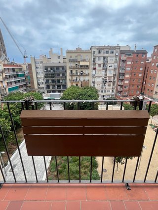 Mesa plegable para balcón/terraza