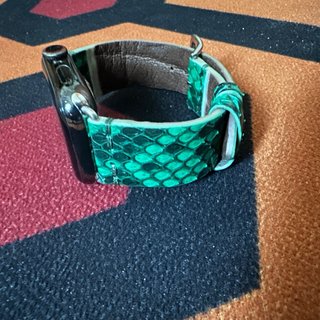 Correa Apple Watch Piel Serpiente Auténtica