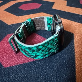 Correa Apple Watch Piel Serpiente Auténtica