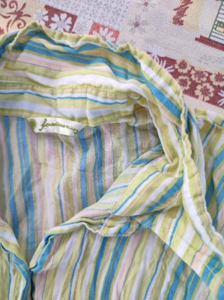 Camisa Stradivarius rayas manga 3/4