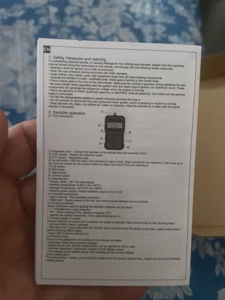 Máquina diagnosis V410 OBDII